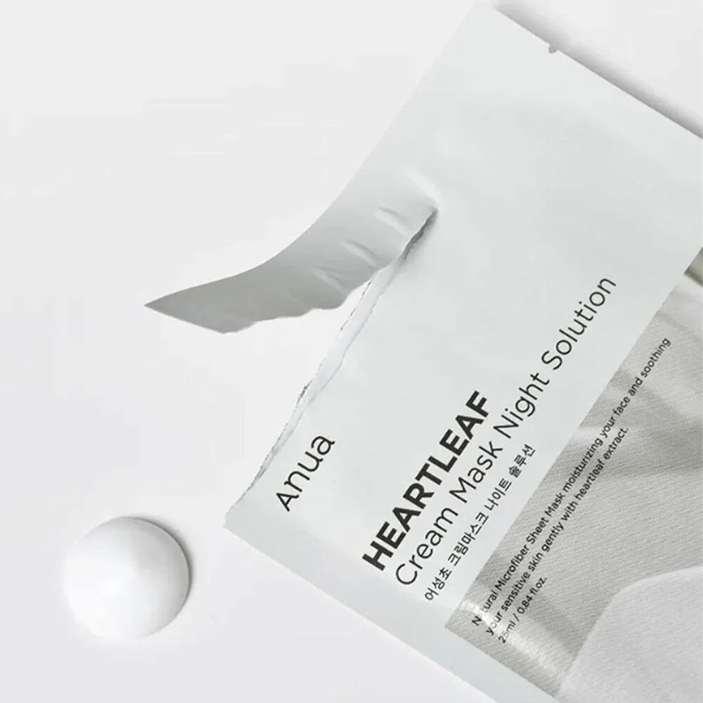 Heartleaf Cream Mask Night Solution Pack Set 25ml - ANUA