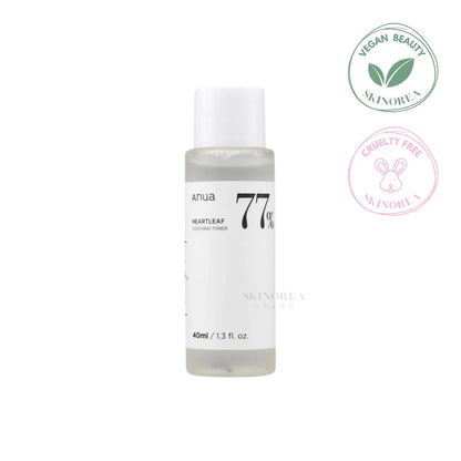 Heartleaf 77% Soothing Toner 40ml - ANUA