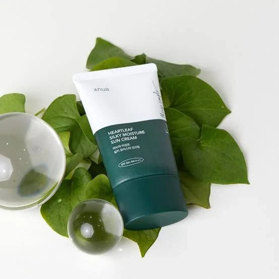 Heartleaf Silky Moisture Sun Cream 50ML - ANUA