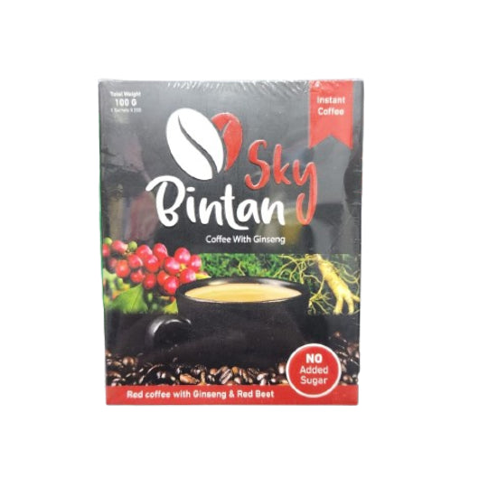 Instant Coffee Sky Bintan Coffee With Ginseng No Added Sugar